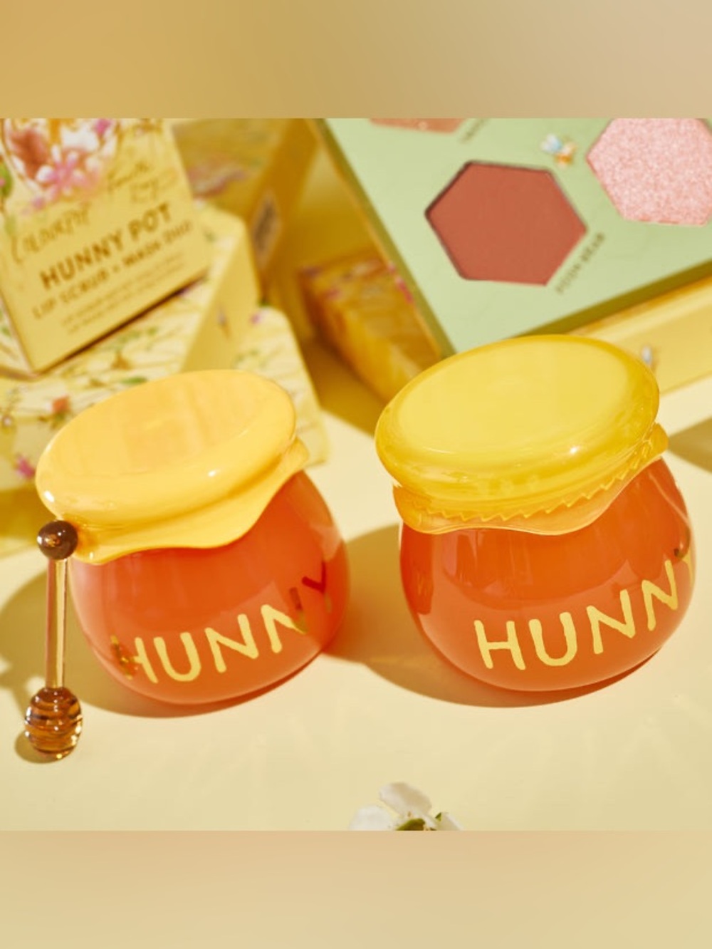Colourpop Fourth Ray Hunny Pot Lip Scrub Mask Duo Disney Winnie the Pooh - Picture 7 of 9